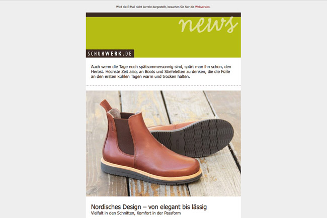 schuhwerk.de Mailing September 2021