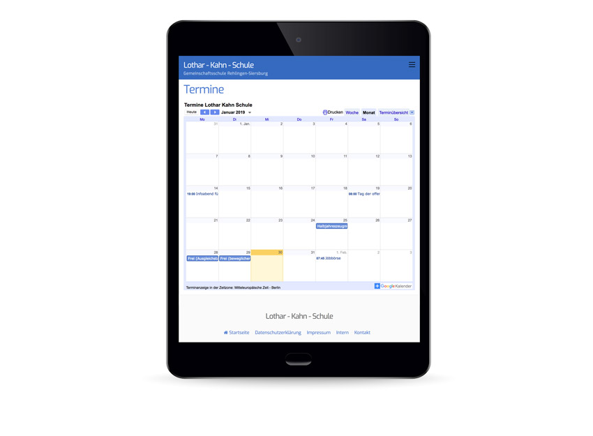 Lothar Kahn Schule 2 iPad